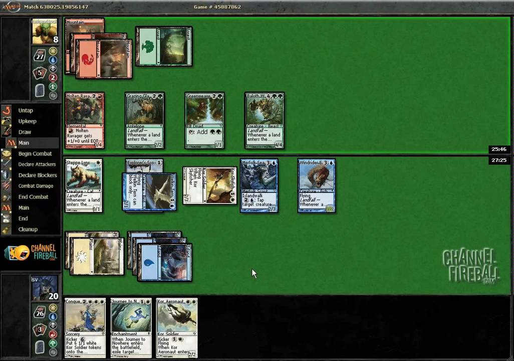 Channel LSV: Zendikar Draft #1 - Match 1, Game 1