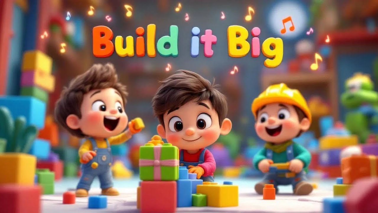 🏗️🔧 Build It Big 🔧🏗️ | Children&rsquo;s Song of Teamwork and Construction Fun | Tiny Magic Tunes