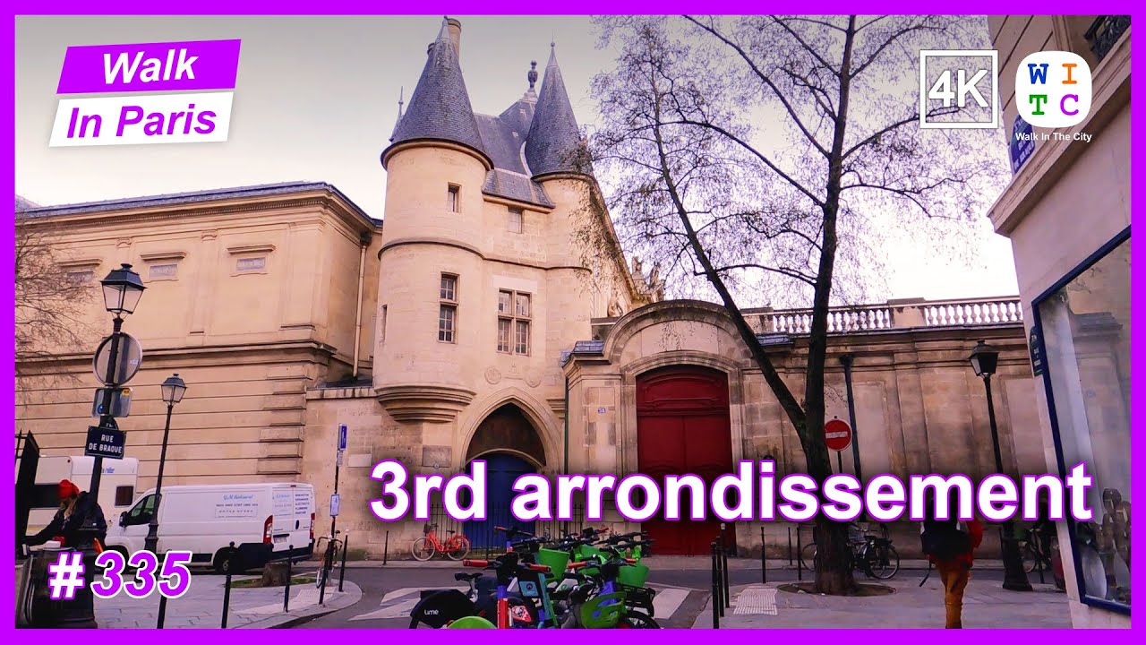 3rd arrondissement, Paris, France | Walk In Paris | Paris walk