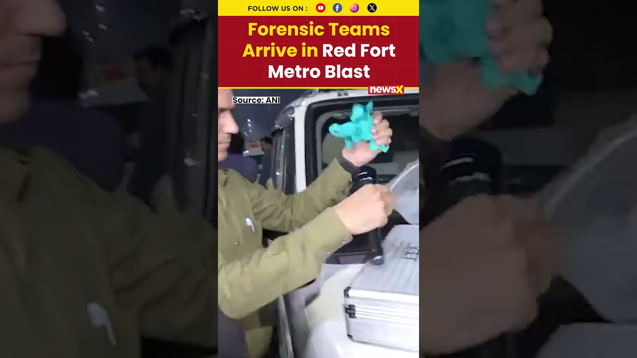#redfort | Red Fort Metro Blast:, Forensic Teams Arrive, Multiple Casualties Confirmed  #delhi