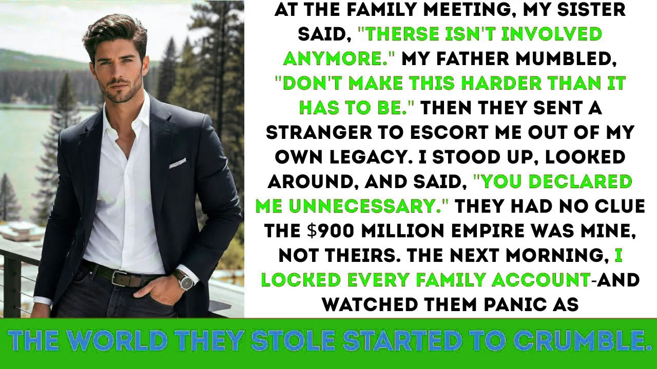 My Parents Kicked Me Out Of Family Meeting—Then I Blocked Their Account And Revealed My $900M Firm.