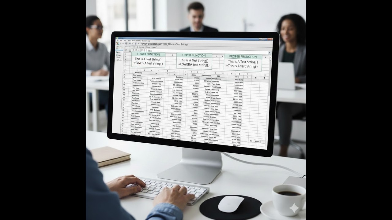 UPPER, LOWER & PROPER Functions in Microsoft Excel