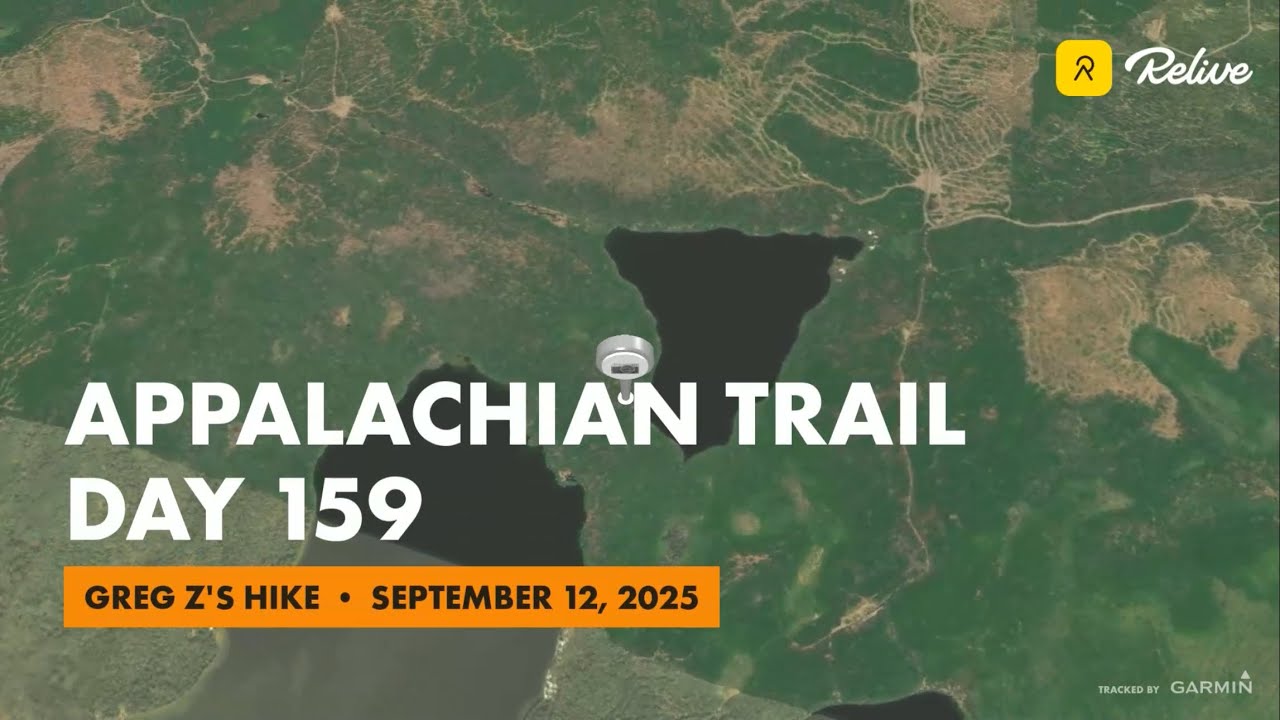 Appalachian Trail Thru Hike Day 159 - 2025 - Sabbath Day Pond Lean-To to Rangeley - Mile 1976.8