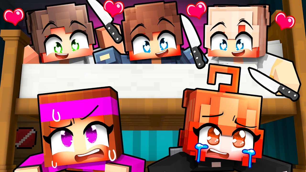 Cache-cache Extreme avec des Yandere Boy sur Minecraft !