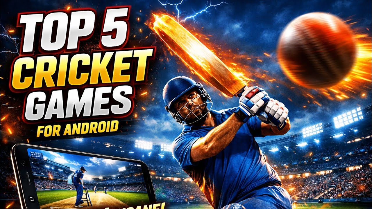 Top 5 Best Cricket Games for Android 2026 🏏 (Offline + Online)