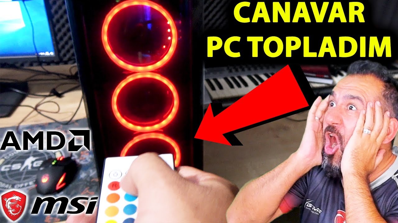 BOL IŞIKLI JANJANLI CANAVAR PC TOPLADIM!