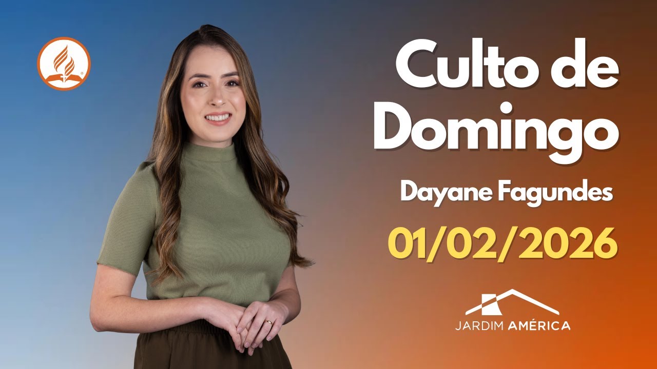 01/02/2026 - Culto de domingo - Dayane Fagundes