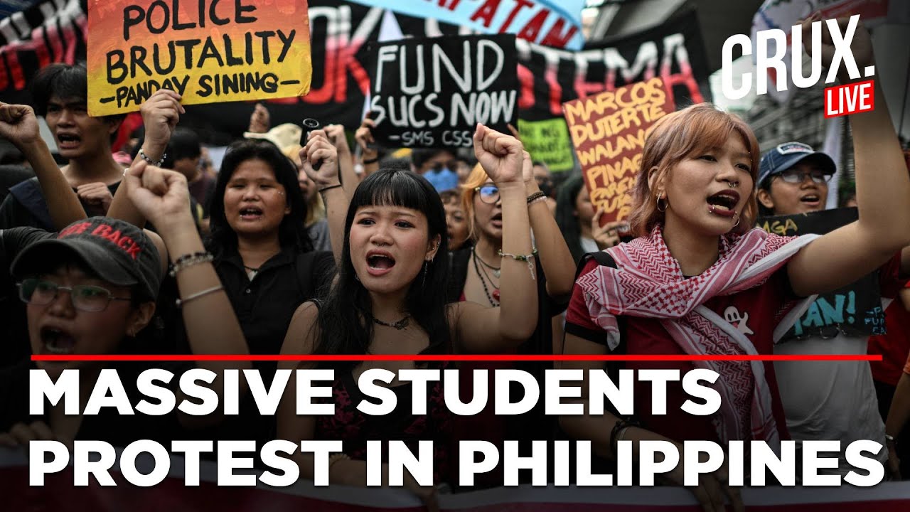 LIVE | Massive Student Protest Erupts Over Flood Control Corruption Scandal in Manila | Philippines