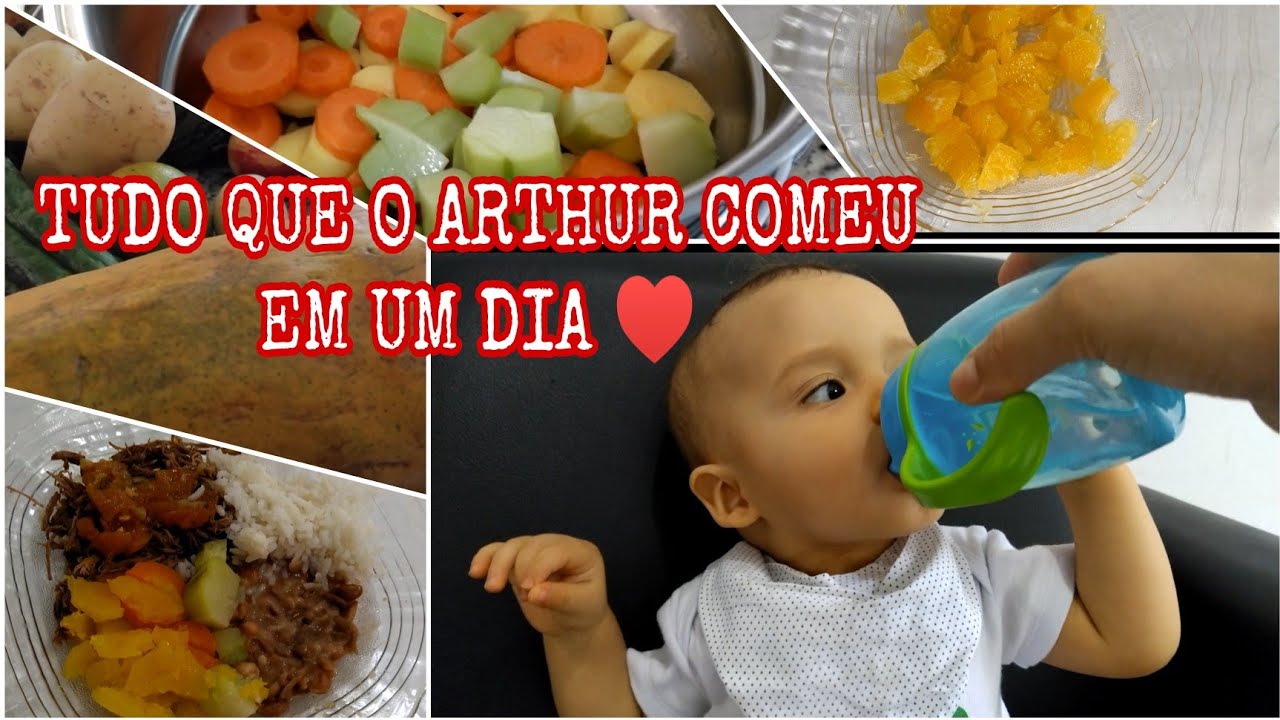 O QUE MEU BEBÊ DE 11 MESES COME EM UM DIA- ROTINA ALIMENTAR 🍎🍊🥭🥕🍠🧅🥩