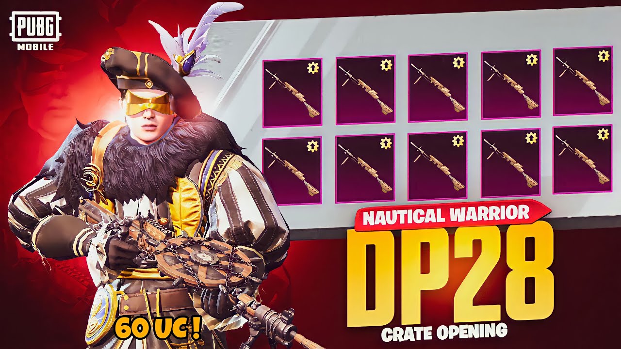 😱NEW DP-28 CRATE OPENING BEST LUCK EVER PUBG