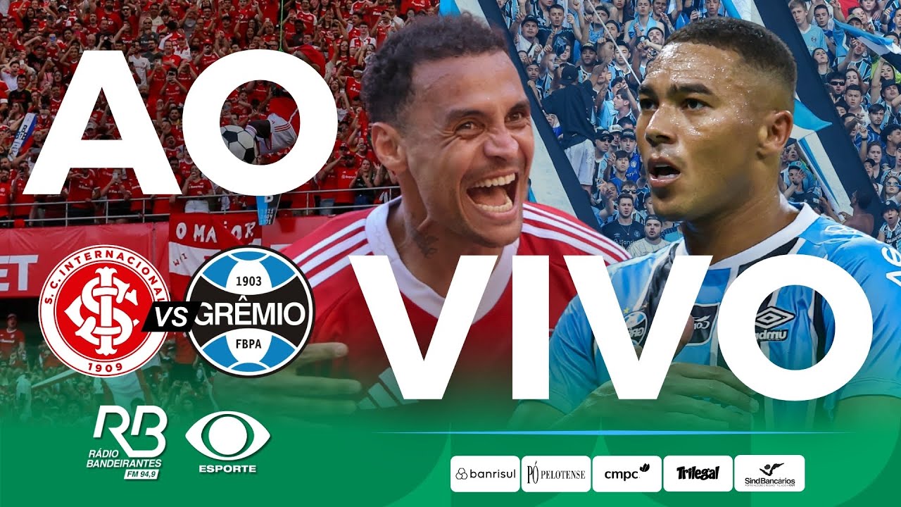 AO VIVO | INTER (1) X (1) GRÊMIO | GAUCHÃO 2026 | GRE-NAL 449 | RÁDIO BANDEIRANTES POA