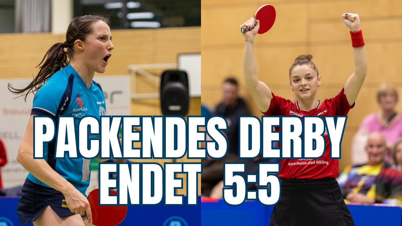 Tischtennis-Bundesliga: Packendes und sehenswertes Bayern-Derby
