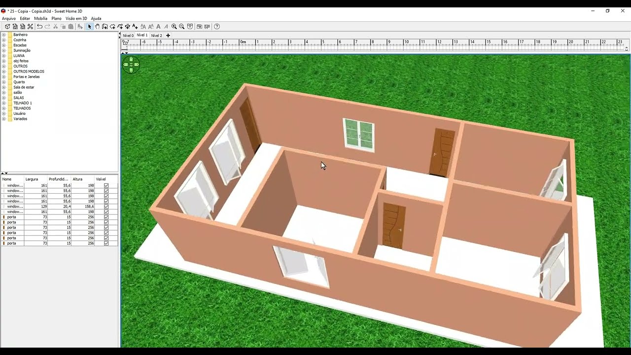 COMO FAZER UMA CASA DO ZERO |  SWEET HOME 3D #casa