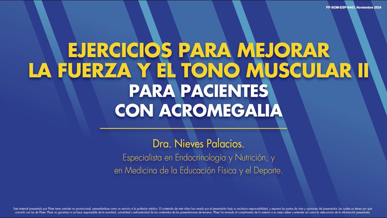 Ejercicios para mejorar la fuerza y el tono muscular II · Dra Nieves Palacios