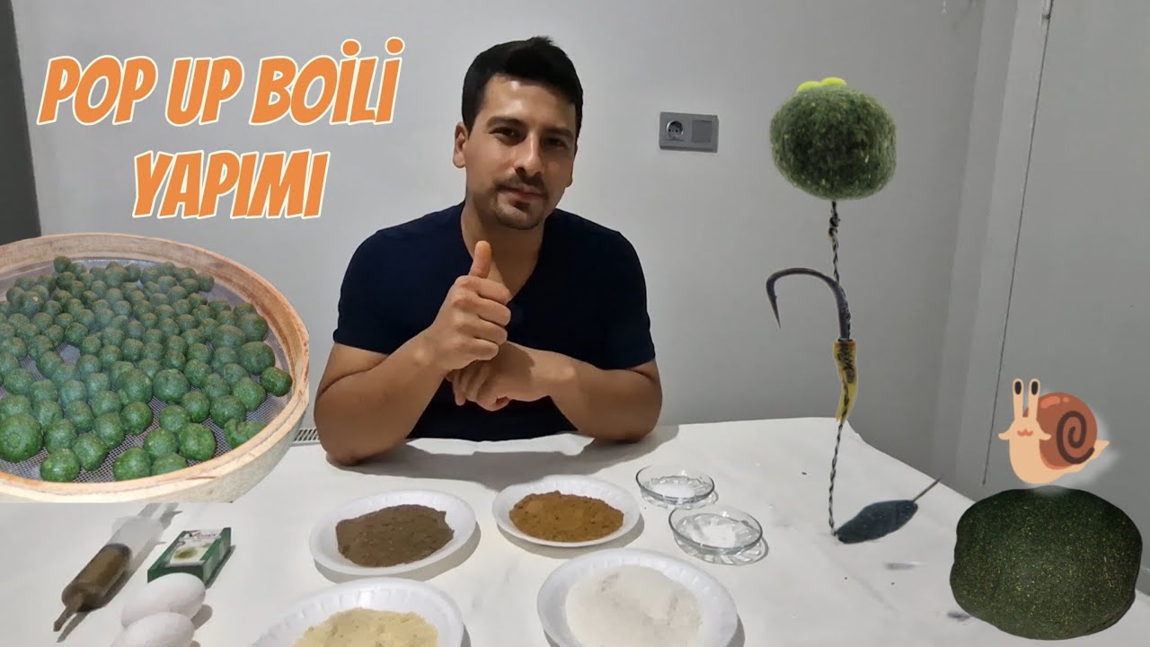 Boili Nasıl Yapılır? [ Sazan Avında Pop-Up Yem Yapımı ]