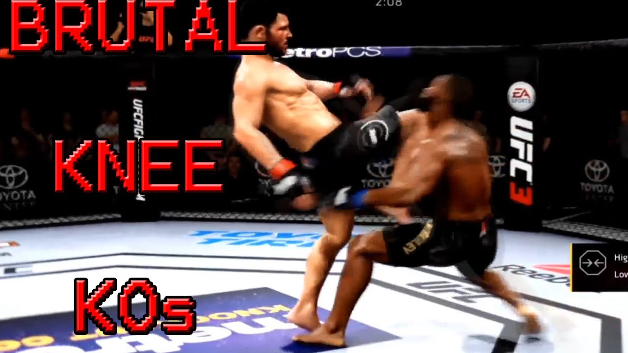 EA UFC 3 | Brutal Knee/Front Kick KOs Compilation | DON'T SHOOT!