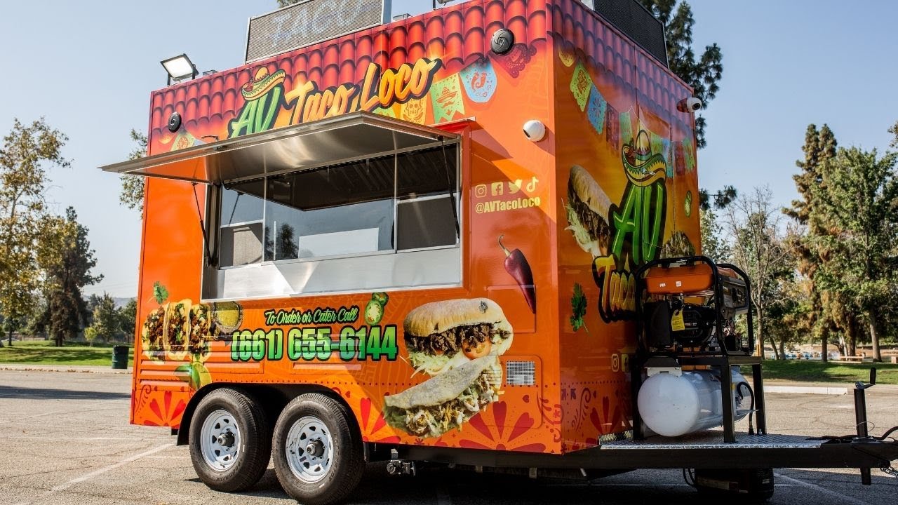AV Taco Loco Custom Food Trailer | Legion Food Trucks