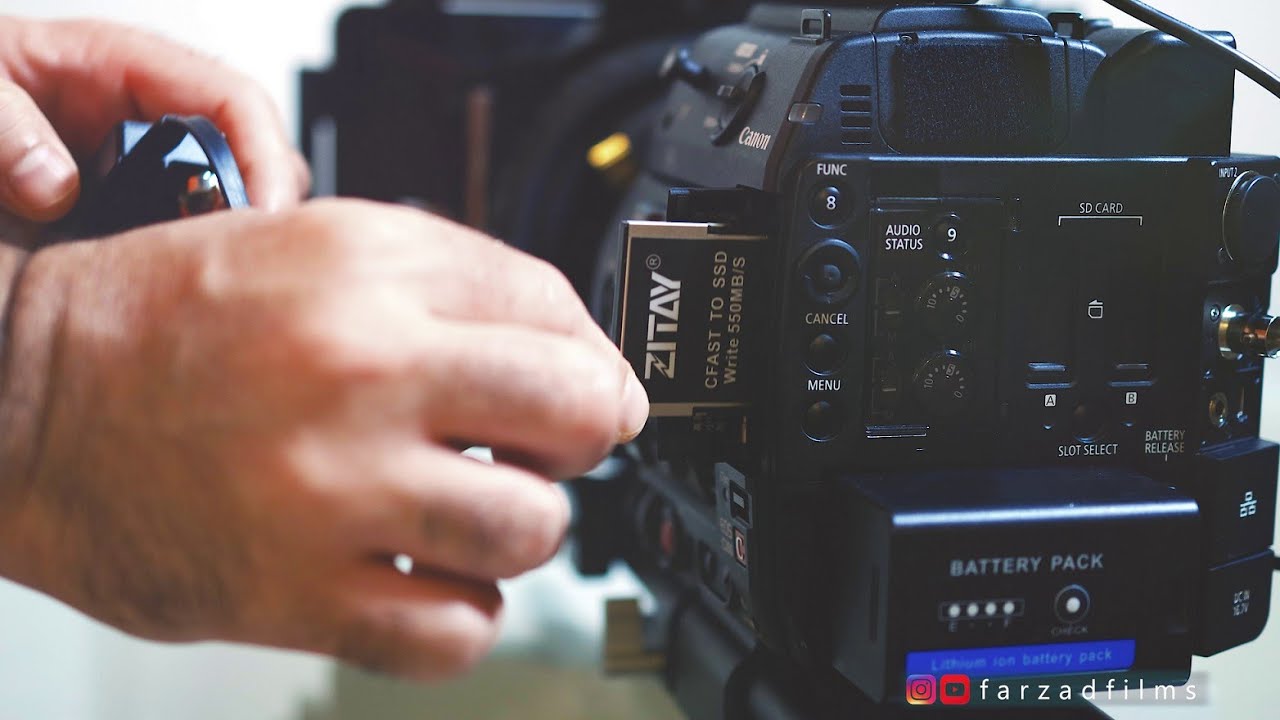 CFast to SSD Adapter for Canon C200 and C200B