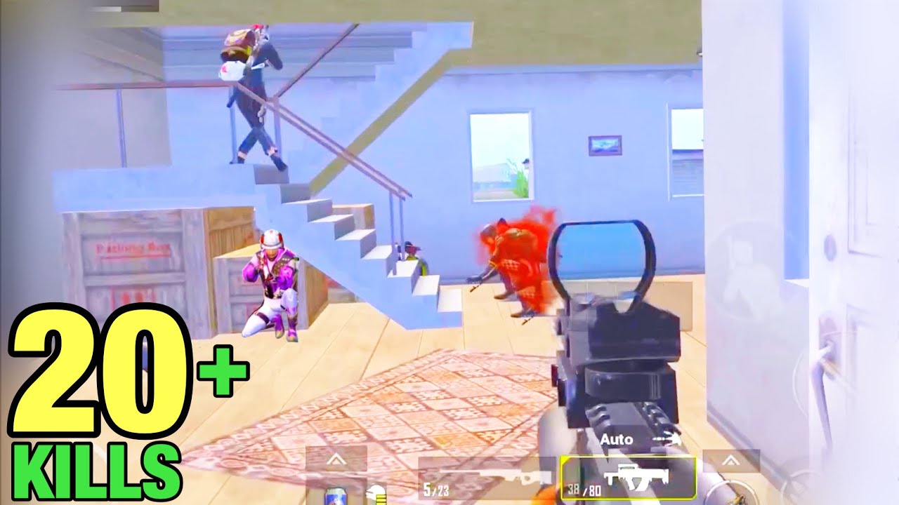 Best Way To Handle 1vs4 Situation In The House | TACAZ PUBG MOBILE