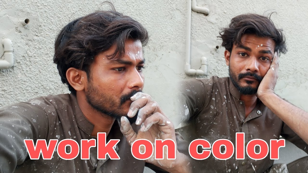 Color ka kam bi Karna prta hai or vlog bi bana liya mini vlog#vlog #ekmotahathighumechala #comedy
