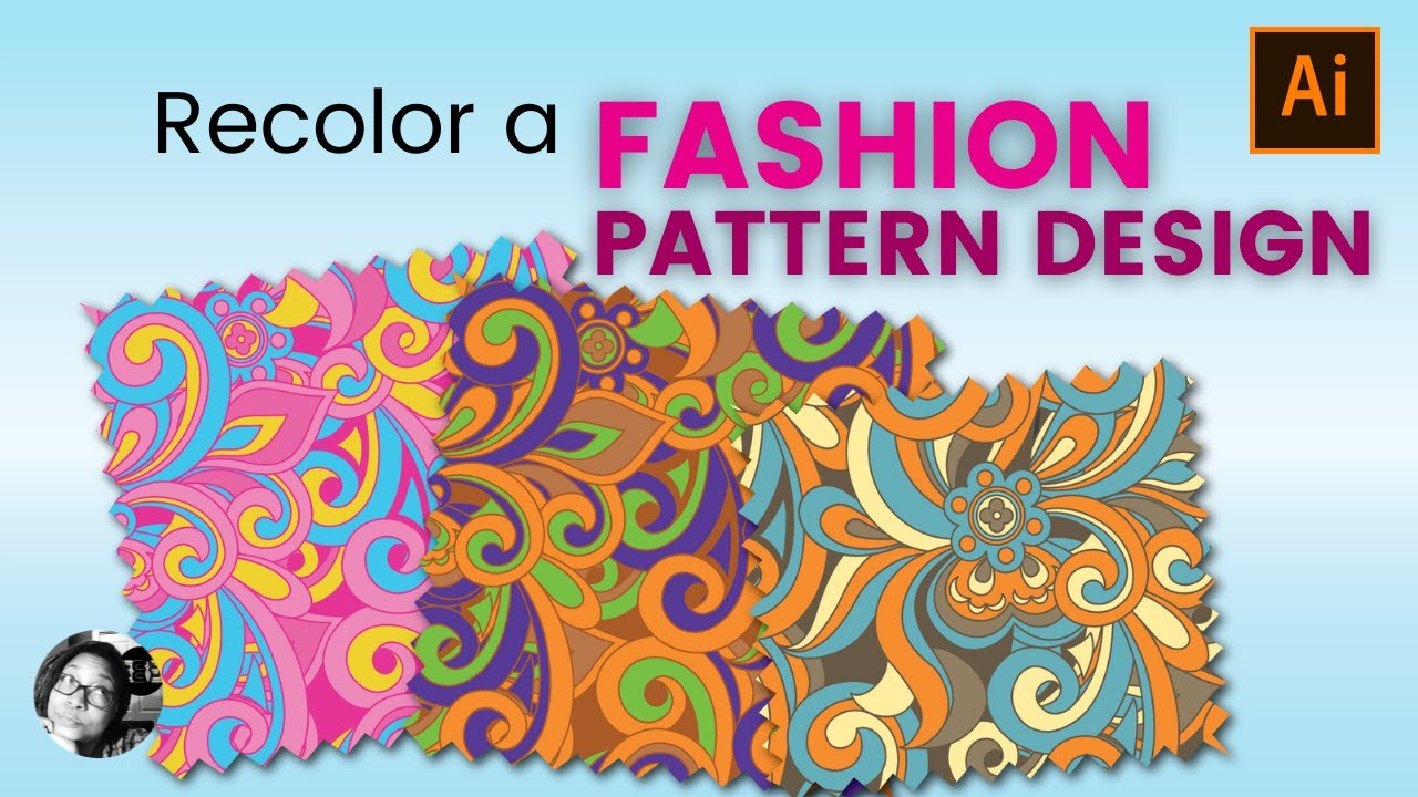 Recolor a Surface Pattern Design | Using Recolor Artwork in Illustrator