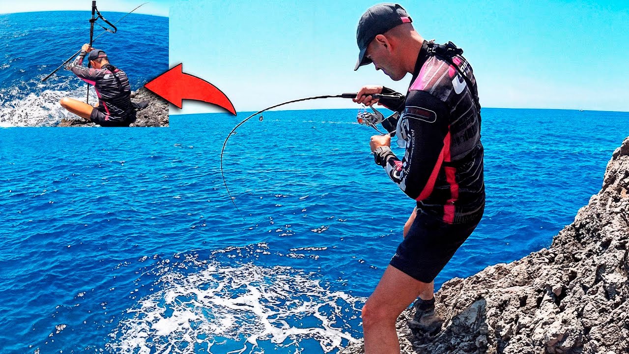 ¡¡CLAVE LA BESTIA!! Pesca ACANTILADO PROFUNDO [Menos mal que H estaba conmigo]