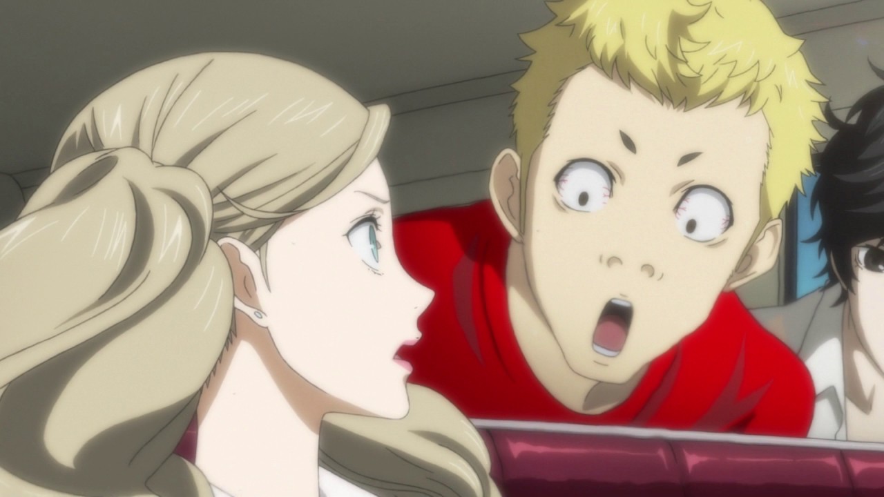 Persona 5 - Monday 7/25: Phantom Thieves Ride To Futaba's Palace, Ryuji Pervs Ann Anime Cutscene