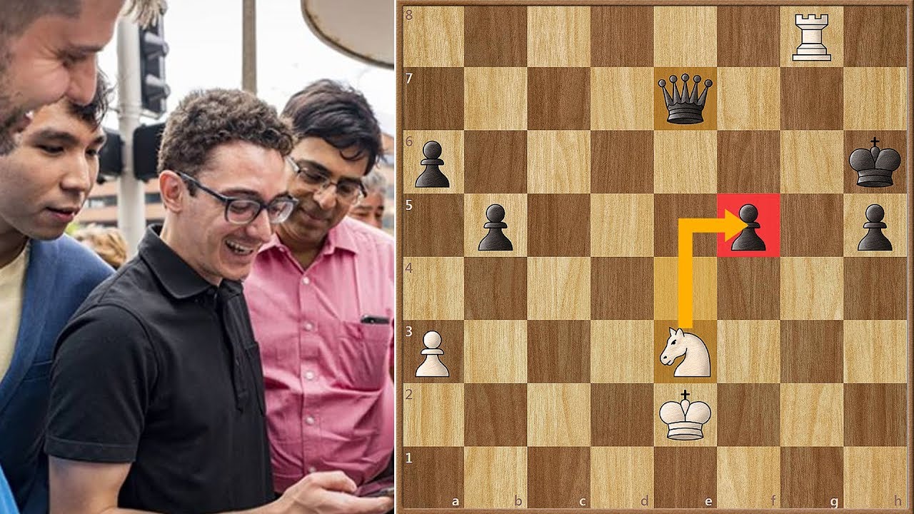 Caruana's Impossible Fork | Caruana vs Dominguez | St. Louis Rapid (2018)