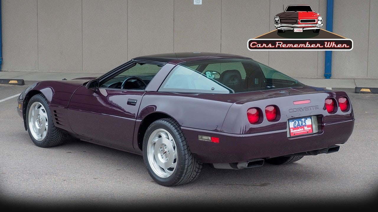 Black Rose Metallic 1994 Chevrolet Corvette LT1 6-Speed manual One Owner