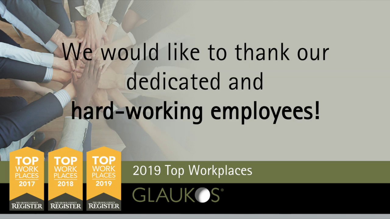 Glaukos Named Top Workplaces for 2019