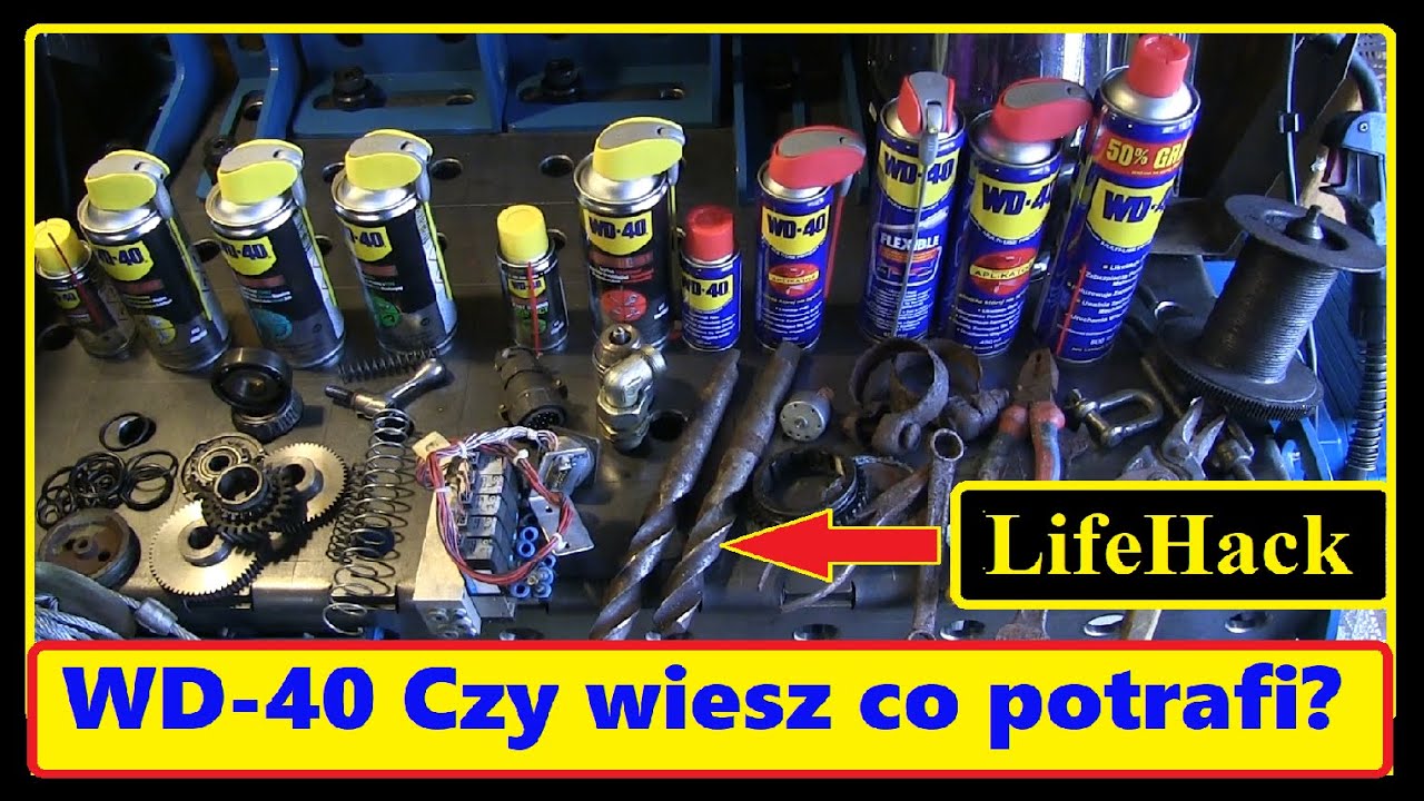 WD-40 Rodzaje, zastosowanie i Lifehack który Usprawni wiercenie w stali ! - Chemia Warsztatowa