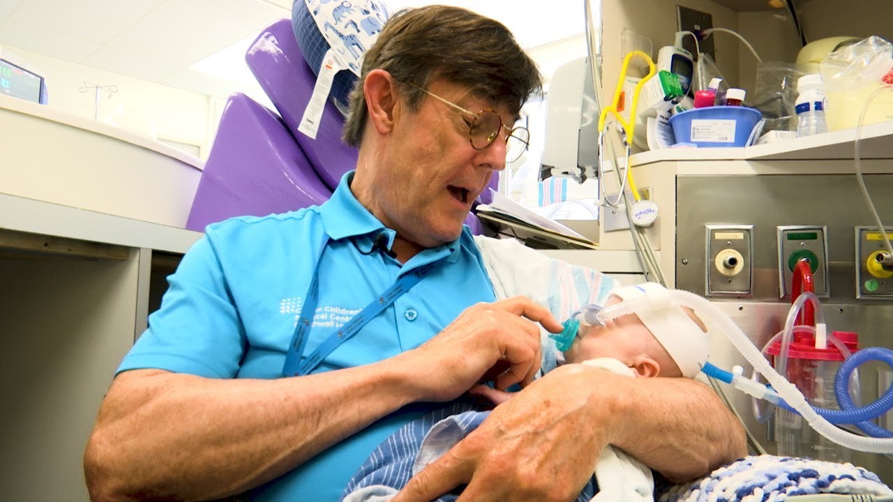 NICU 'Cuddlers' comfort premature babies with their human touch