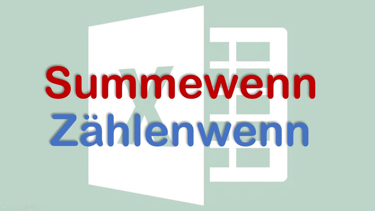 شرح عن Zählenwenn und Summewenn
