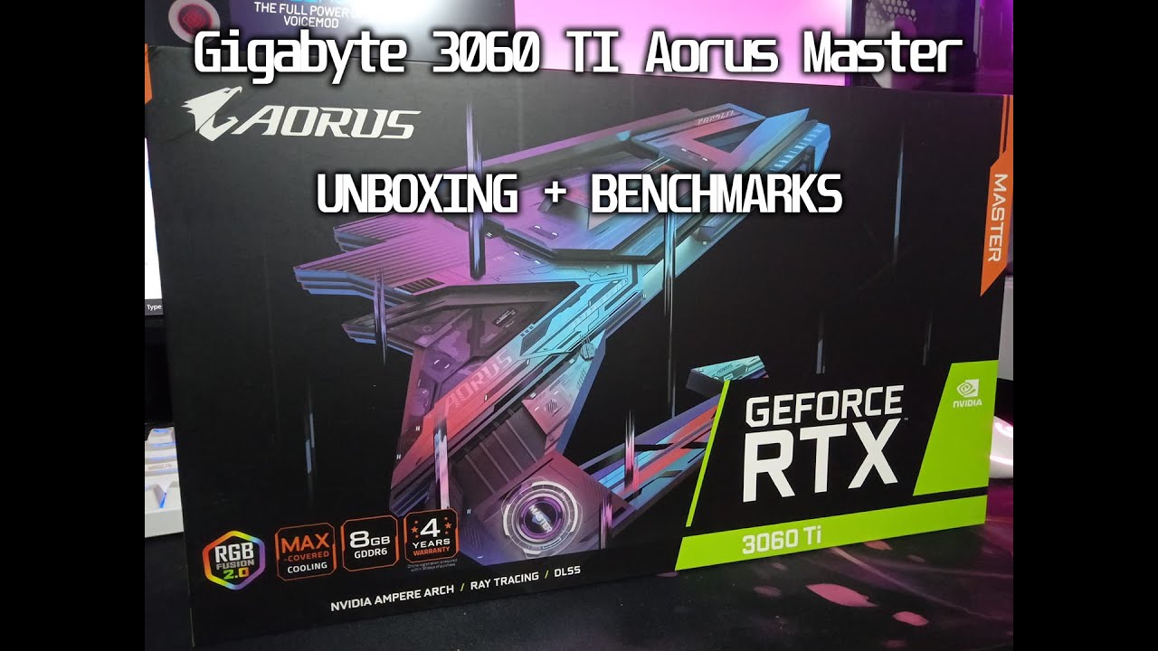 RTX 3060 TI Aorus Master Unboxing + 1440p Benchmarks (Ryzen 5 3600)