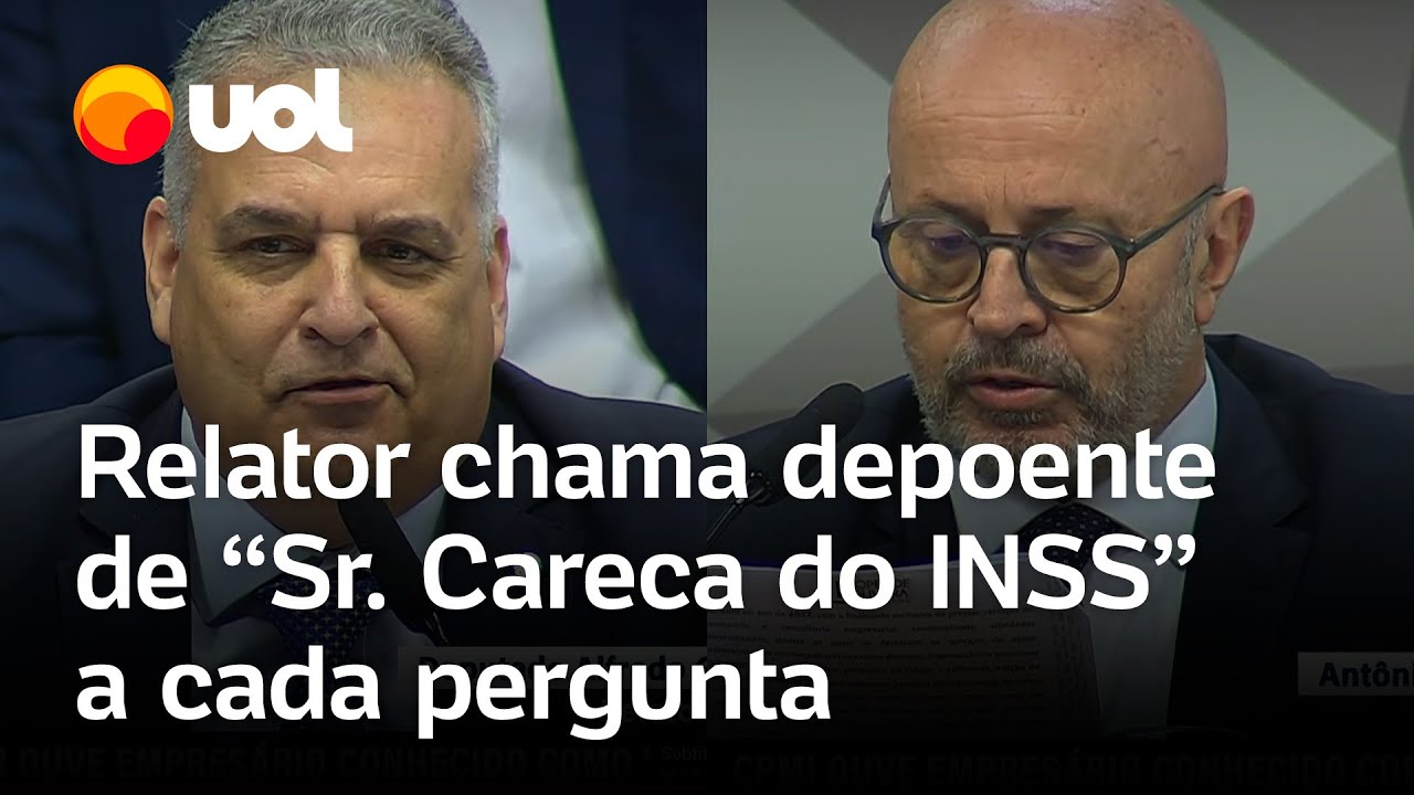 CPMI: relator provoca depoente e o chama de ‘Sr. Careca do INSS’ durante interrogatório; vídeo