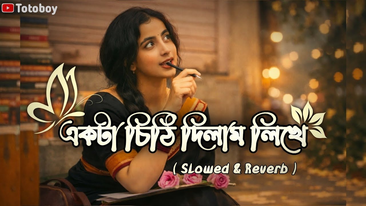 Ekta chithi dilam likhe - Lo-fi Mix |🥀একটা চিঠি দিলাম লিখে⚘️| bangla new covar songs | Totoboy