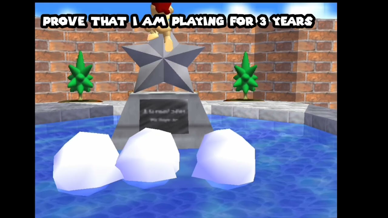 Prove that I'm playing sm64 for 3 years 