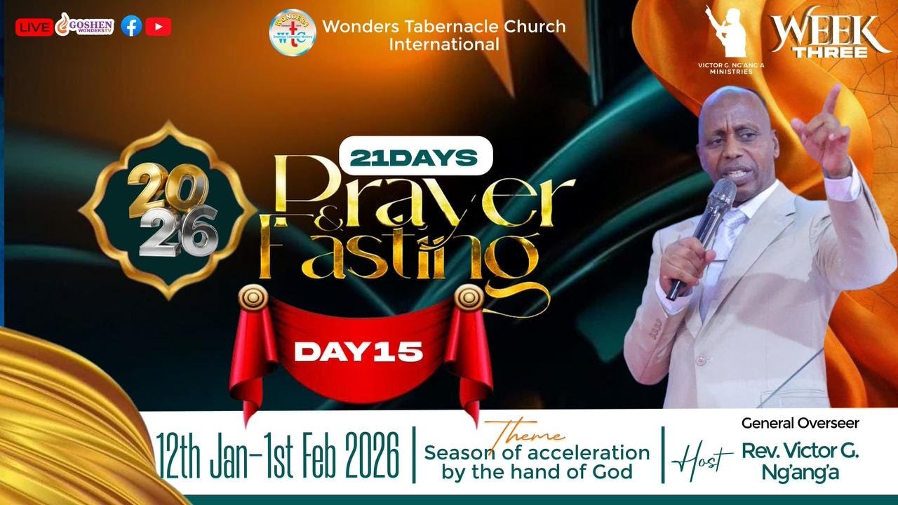 DAY 15 OF 21 DAYS OF THE HAND OF GOD PRAYER AND FASTING || 26TH JANUARY 2026