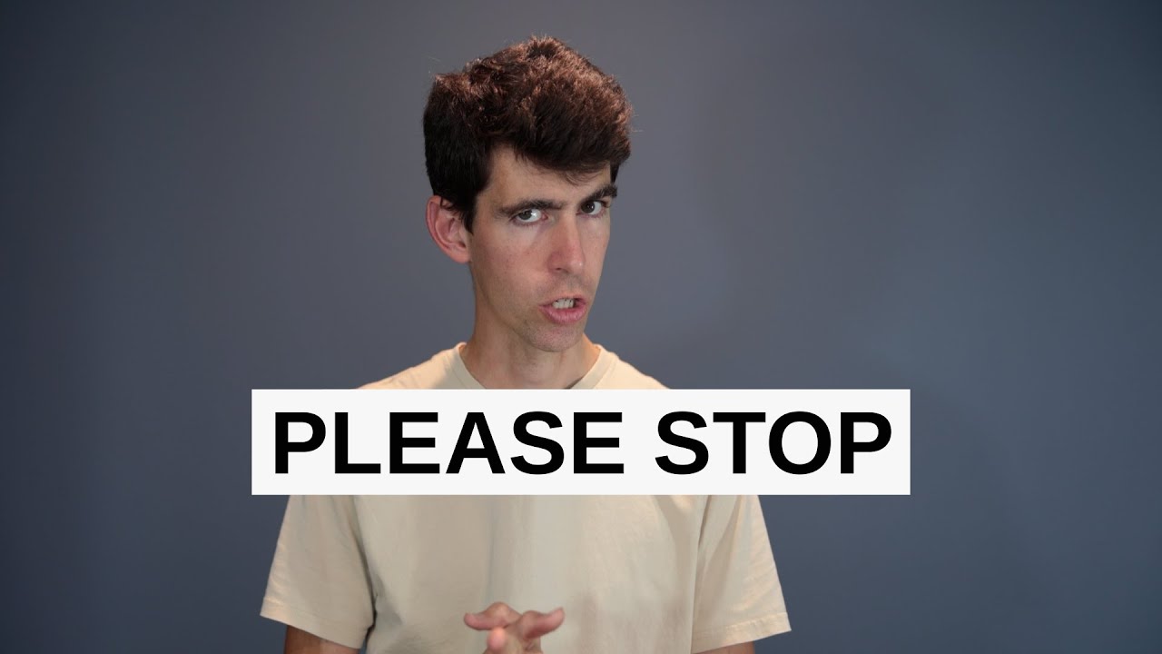 Stop Defining Things Now