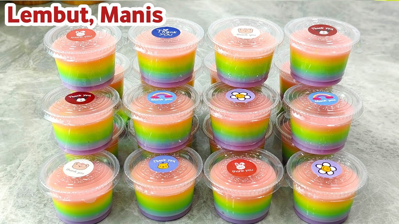 SUPER SIMPEL, ENAK BANGET‼️| PUDING SUTRA PELANGI JUAL Rp. 2000 | USAHA RUMAHAN MODAL KECIL