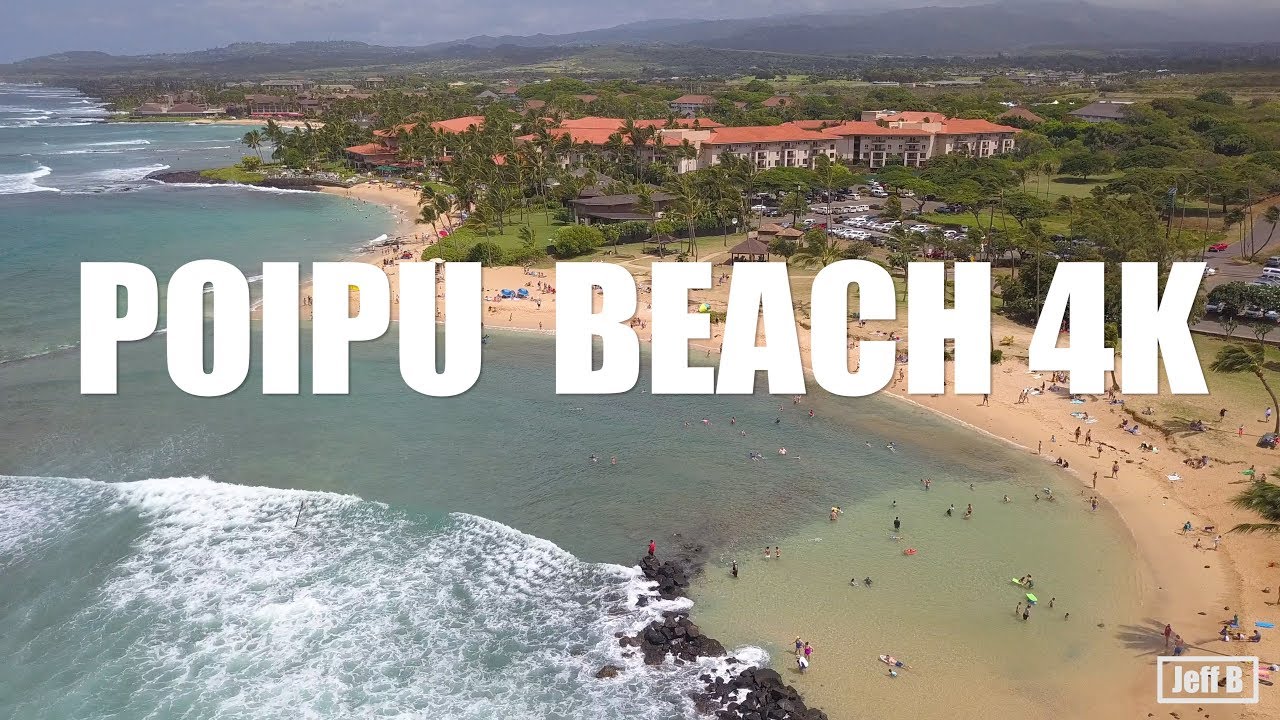 Poipu Beach 4K | Kauai, Hawaii | DJI Mavic Pro