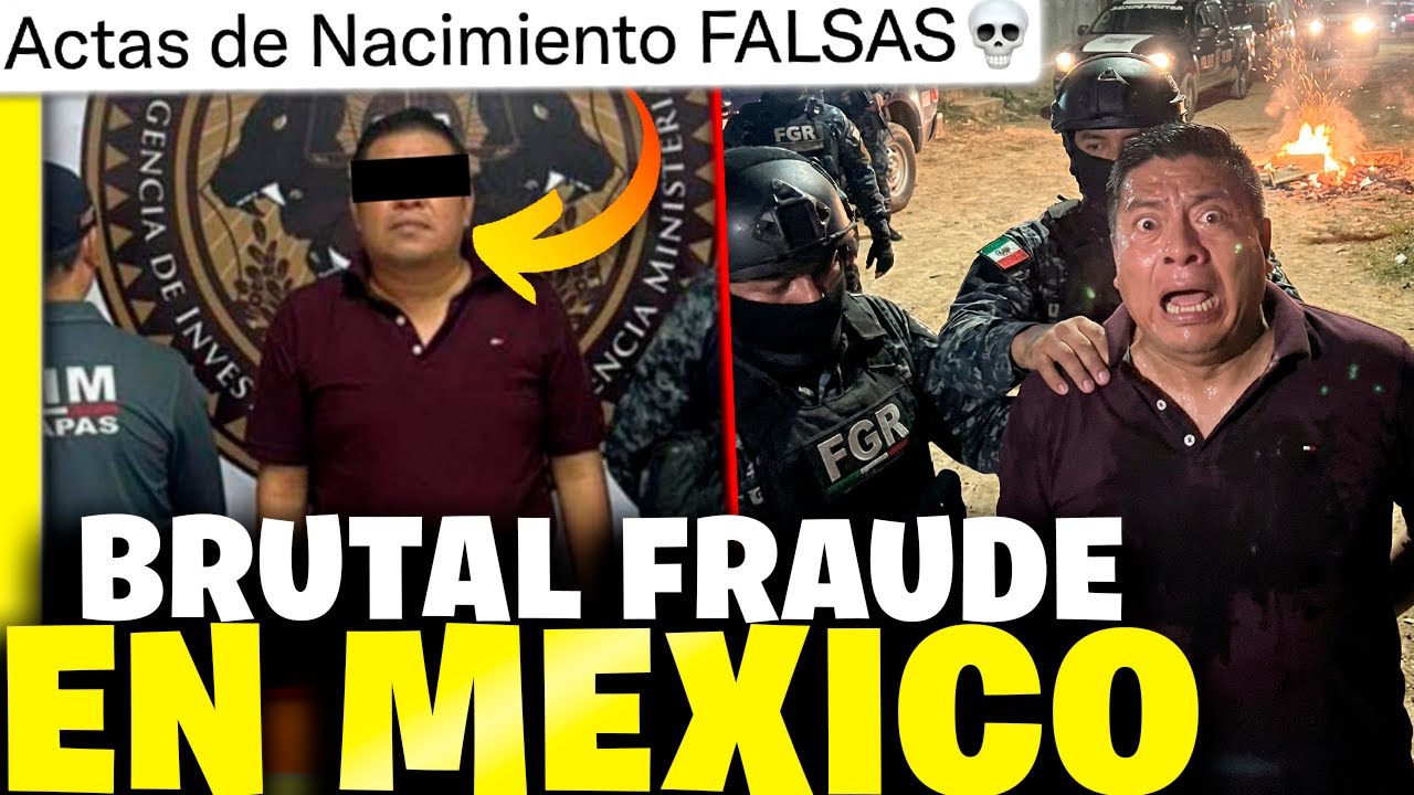 Destapan el FRAUDE más ASQUEROSO de México 🤮 Venden Actas de Nacimiento FALSAS a EXTRANJEROS