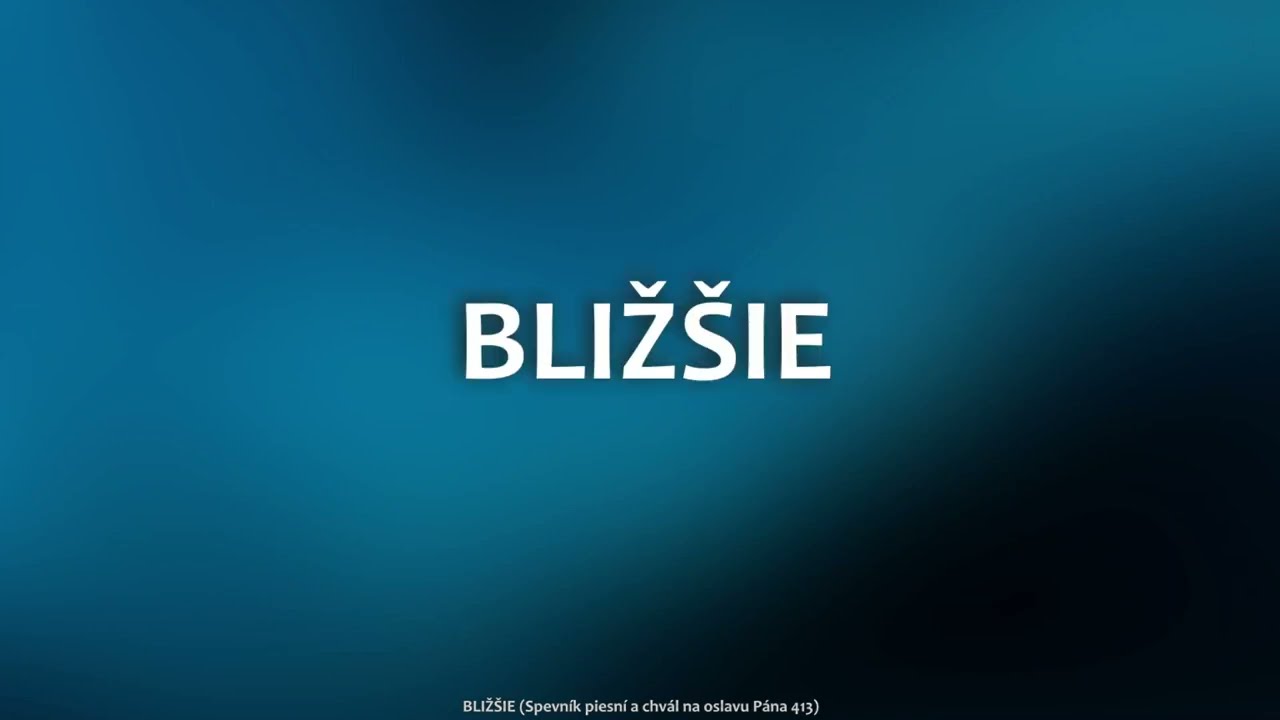 413 Bližšie (ML Svadobná)