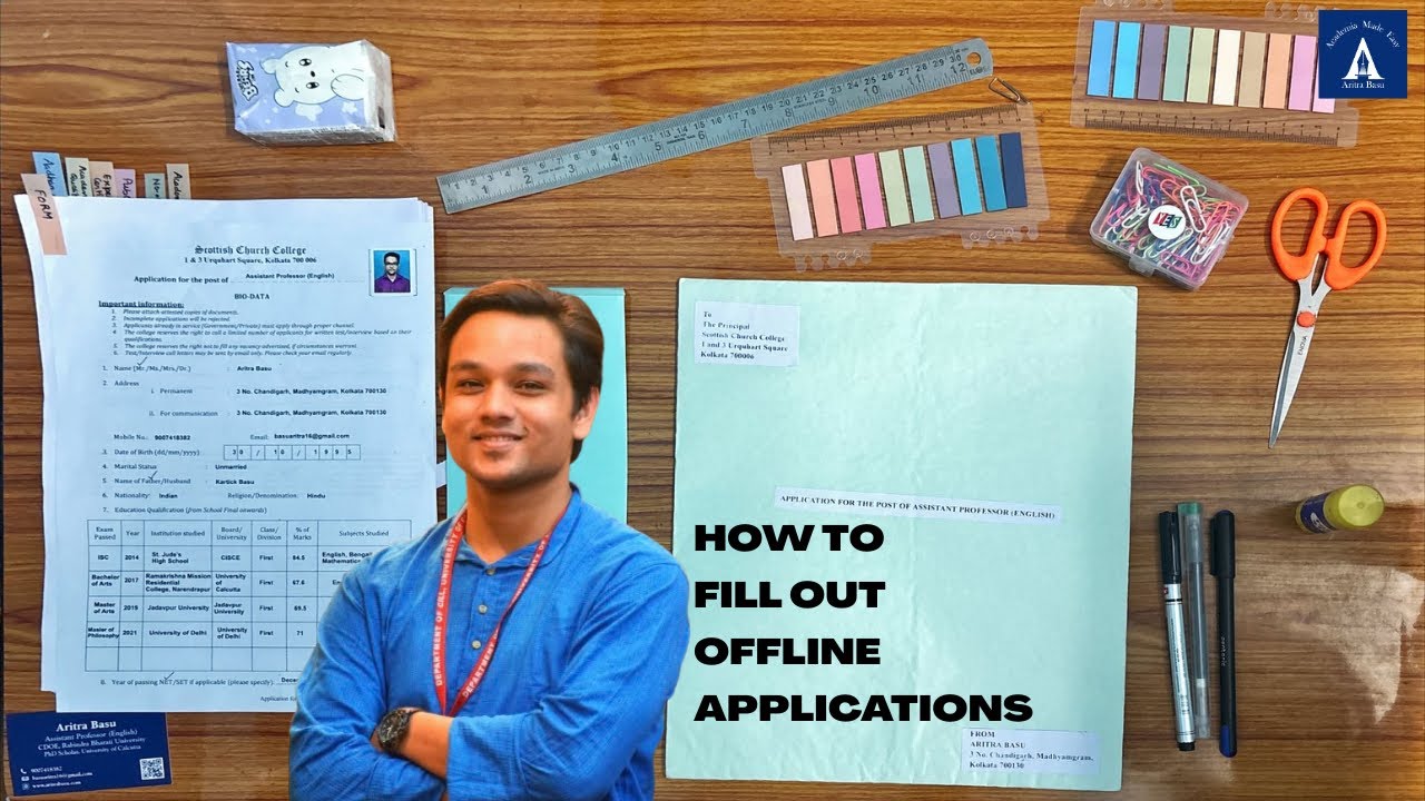 How to fill out Offline Applications for Different Jobs? Making your Offline Applications Stand Out