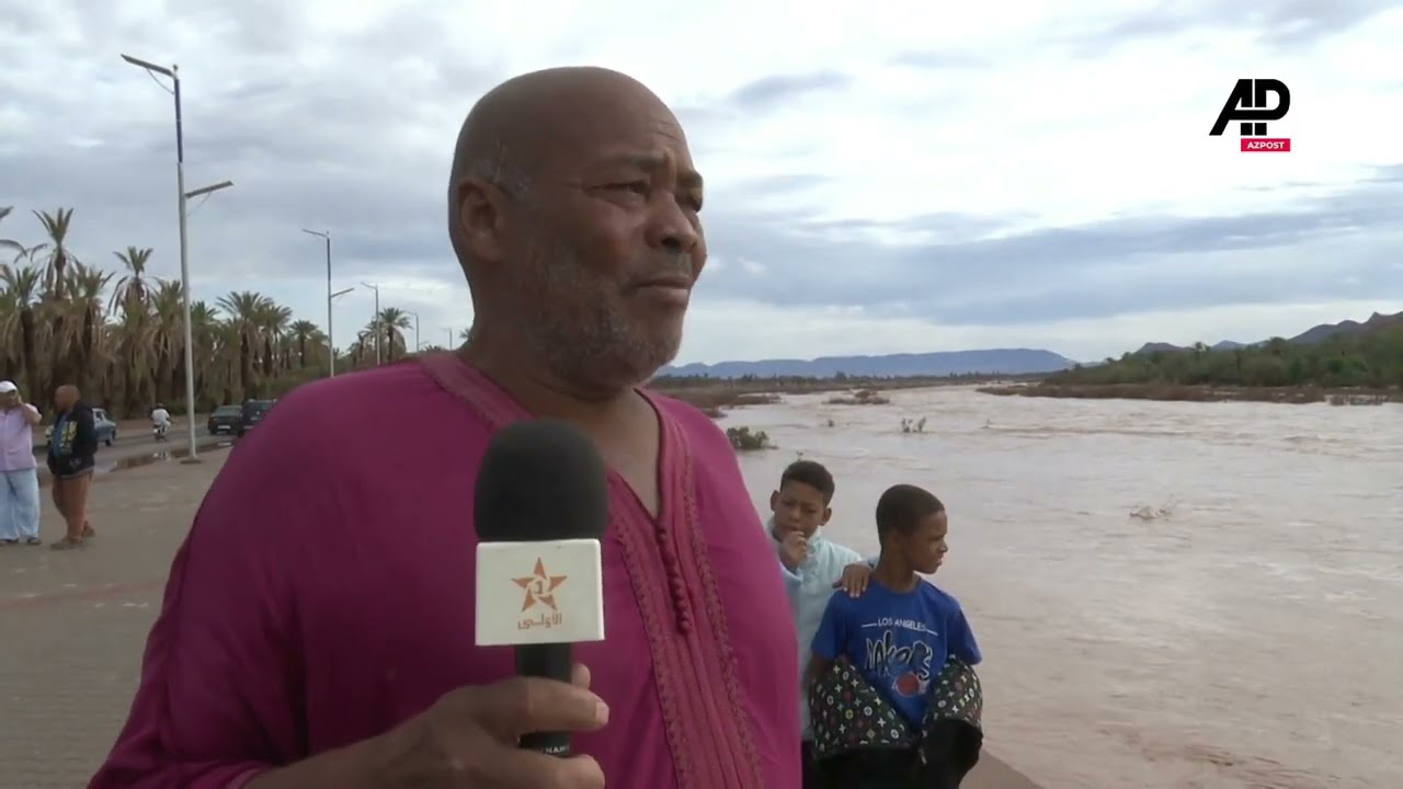 Heavy rainfall hits Zagora province in Morocco