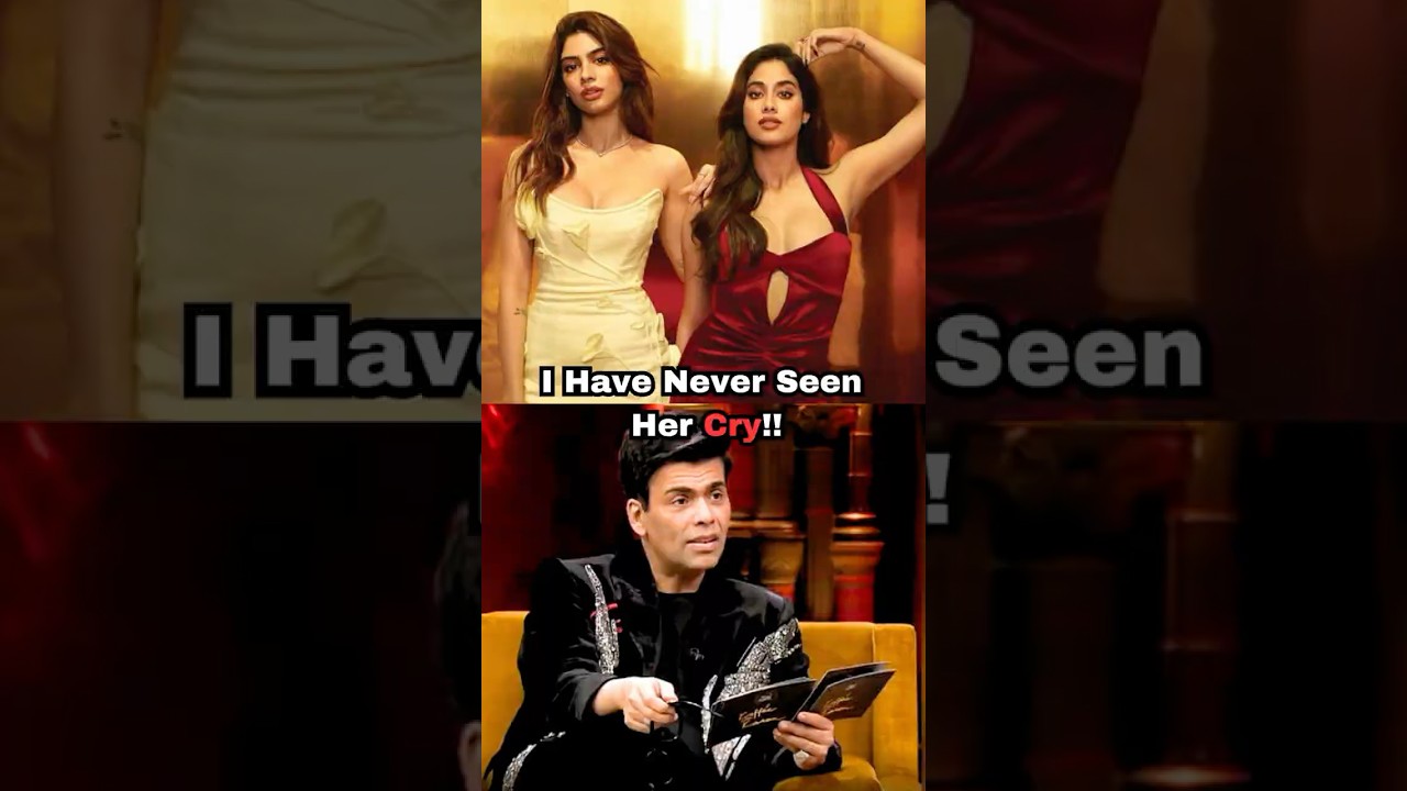 Janhvi Kapoor Breaks Down Recalling Sridevi&rsquo;s Death🥹#janhvikapoor #karanjohar #bollywoodnews
