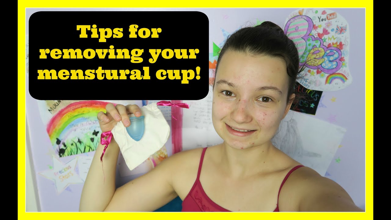 Tips for removing your menstrual cup!
