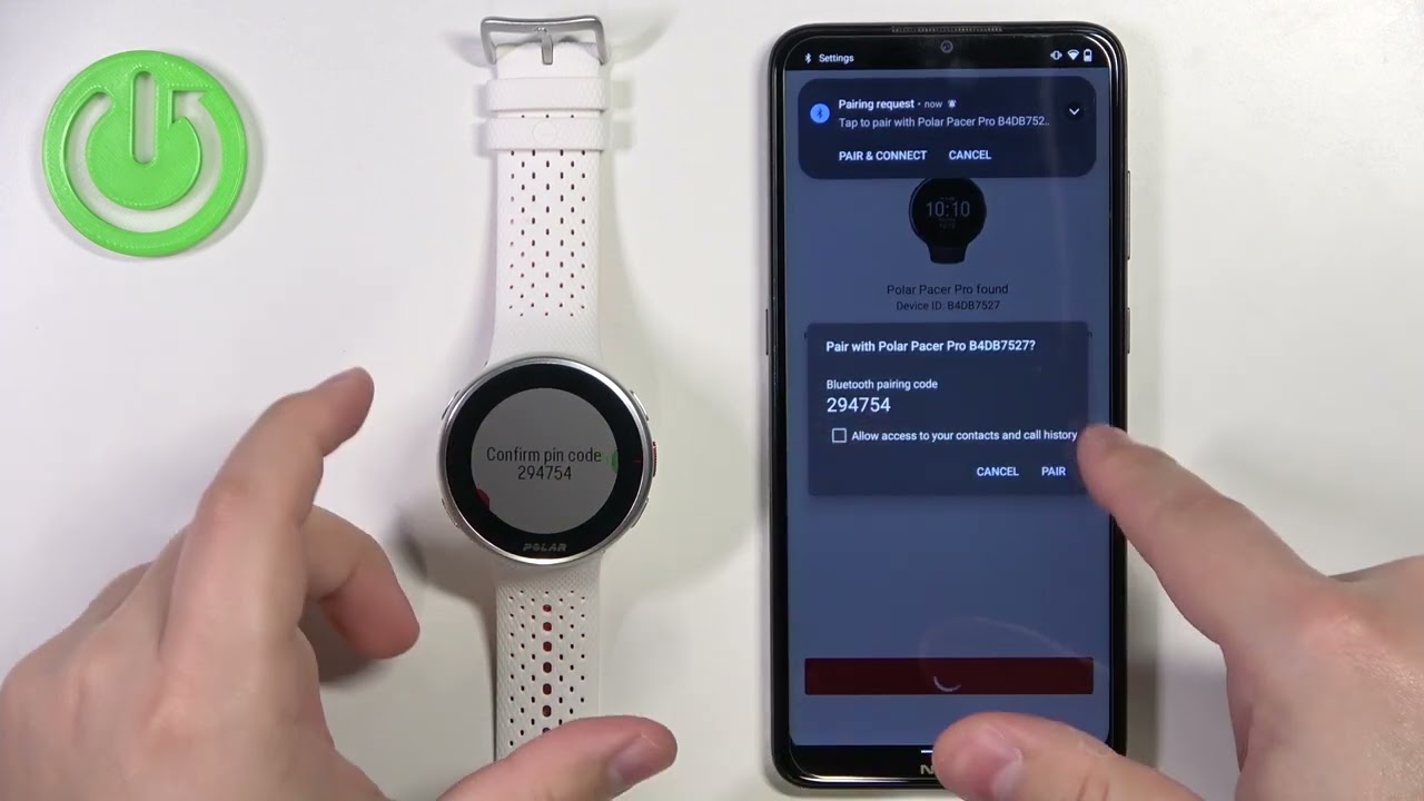 How to Pair POLAR Pacer Pro With Android Device