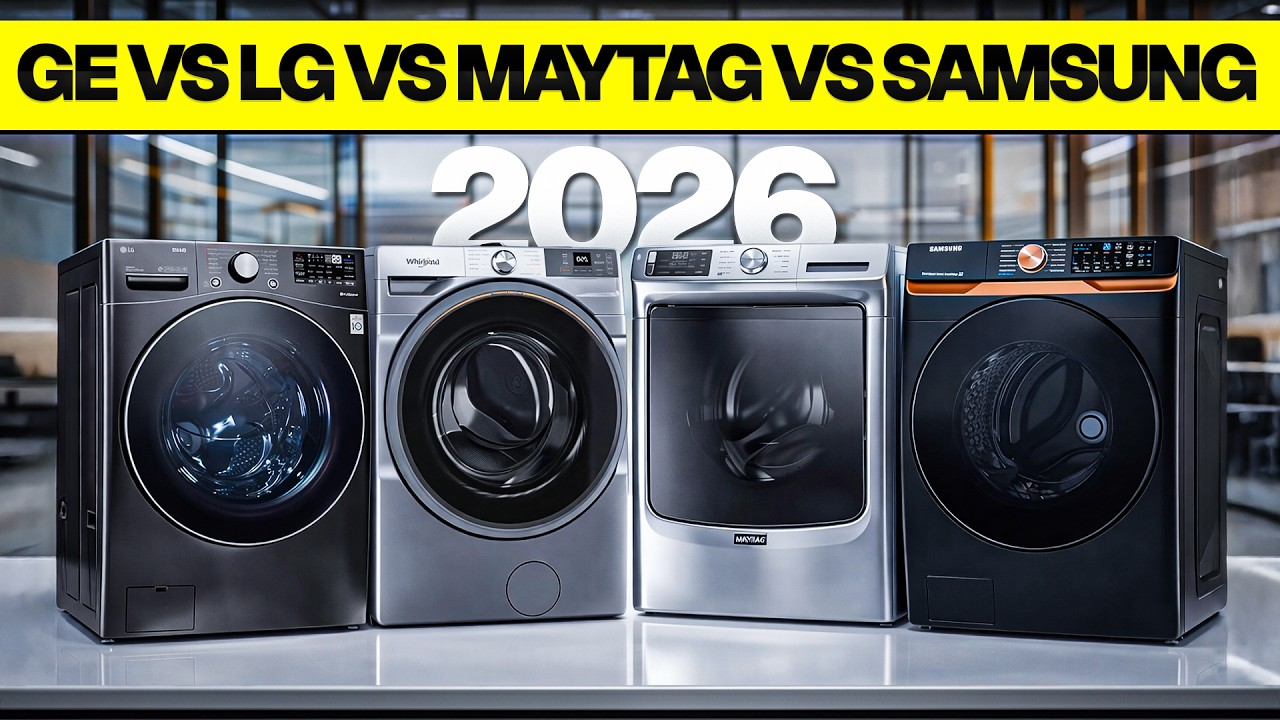 Лучшие стиральные машины 2026 года – GE против LG против Maytag против Samsung