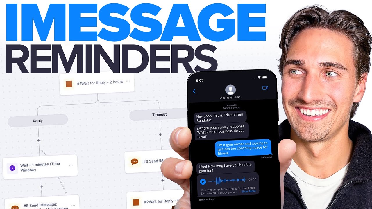 How to Automate Appointment Reminders Through iMessage (TUTORIAL GoHighLevel)